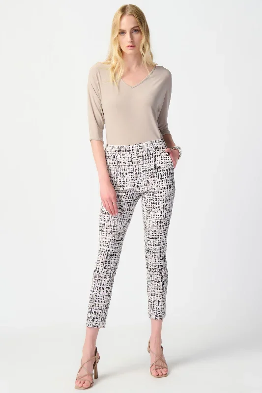 ABSTRACT PRINT SLIM PANT