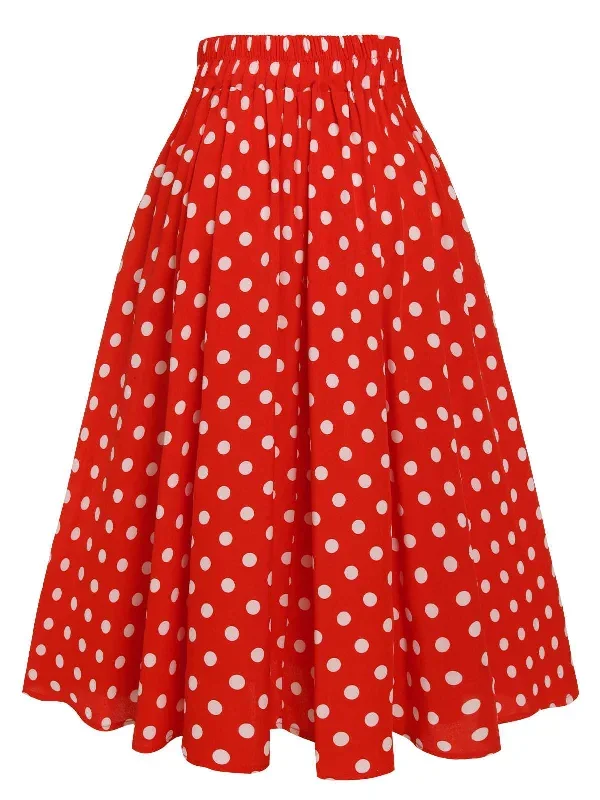 1930s-high-waist-contrast-polka-dots-skirt