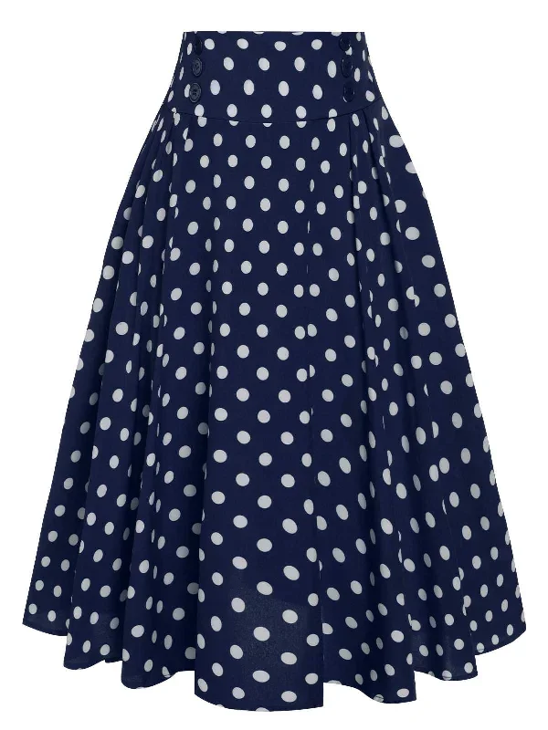 1930s-high-waist-contrast-polka-dots-skirt