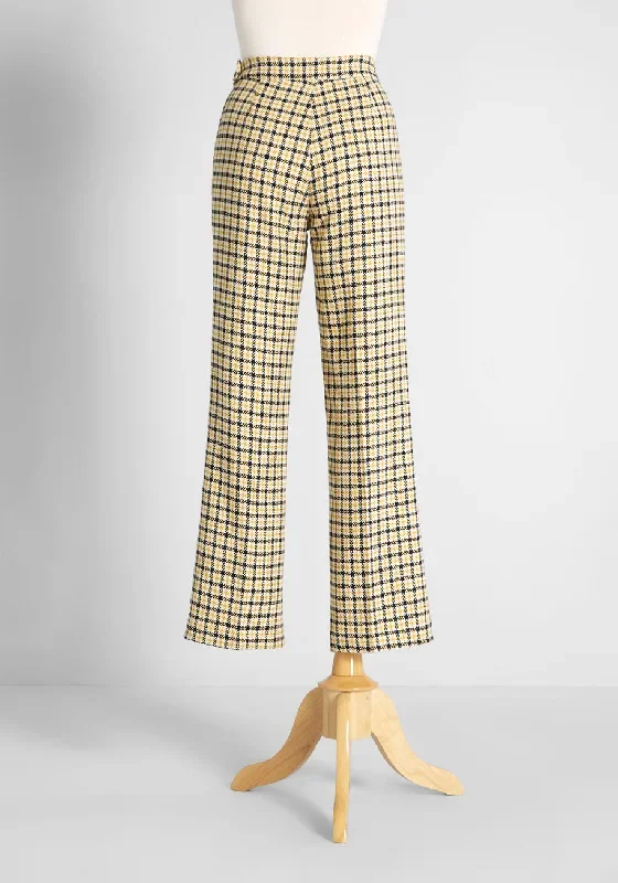 Yellow Checkered