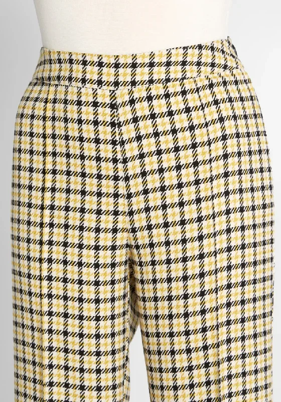 Yellow Checkered