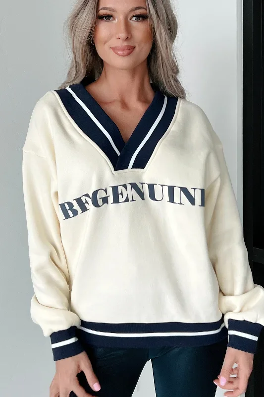 be-genuine-varsity-stripe-graphic-sweater-cream