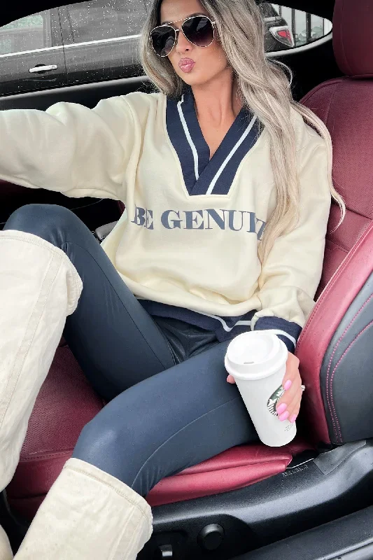 be-genuine-varsity-stripe-graphic-sweater-cream