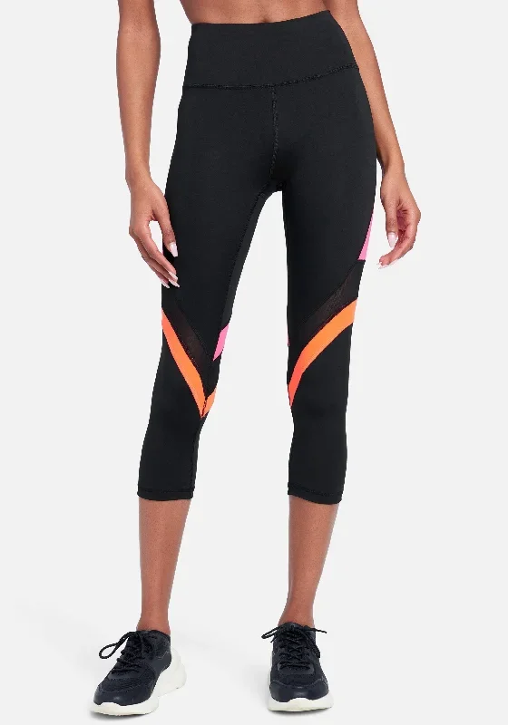 Bebe Colorblock Capri Legging