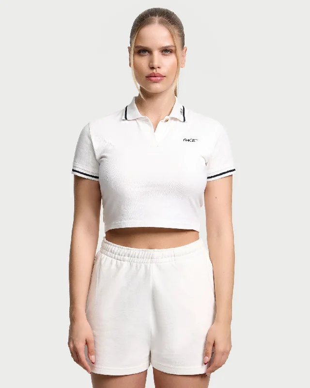 Bon Vivant Cropped Poloshirt