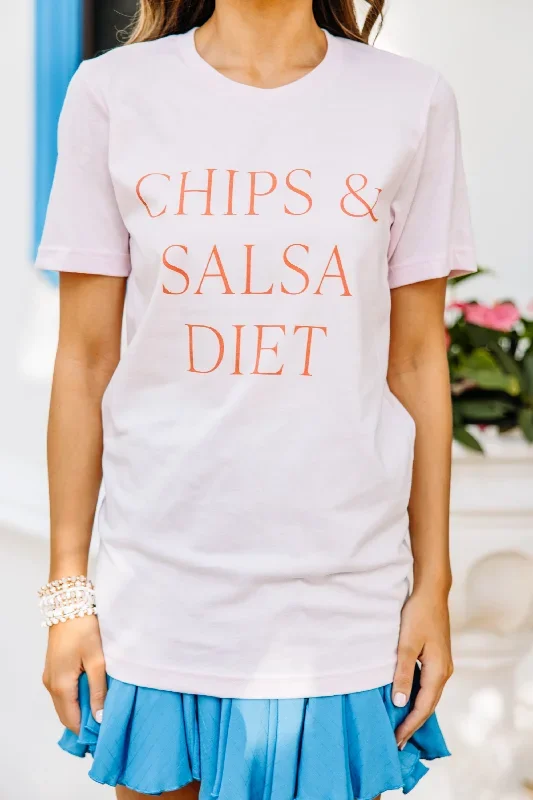 chips-and-salsa-diet-pink-graphic-tee