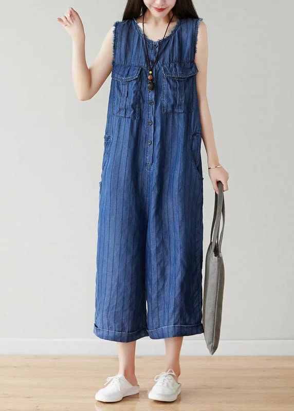 classy-navy-o-neck-striped-cotton-jumpsuits-wide-leg-pants-sleeveless