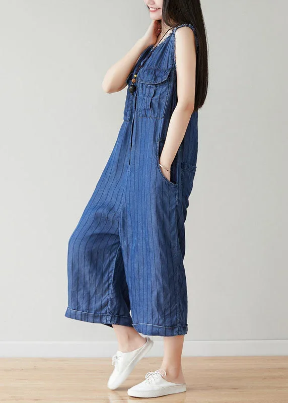 classy-navy-o-neck-striped-cotton-jumpsuits-wide-leg-pants-sleeveless