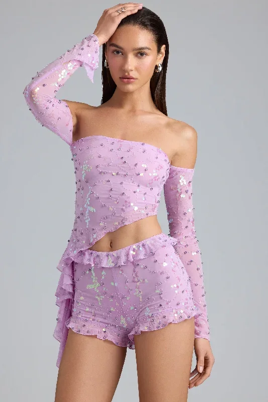 demi-ruched-ruffle-top-violet-pink