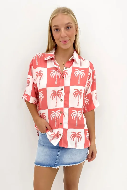 Easton Shirt Melon Palm