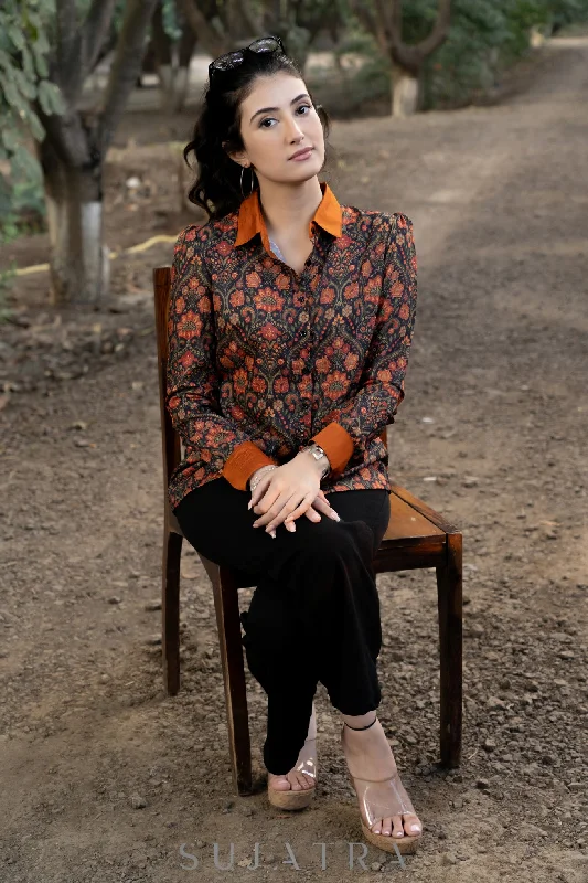 elegant-black-muslin-shirtwith-floral-print-and-contrast-collar