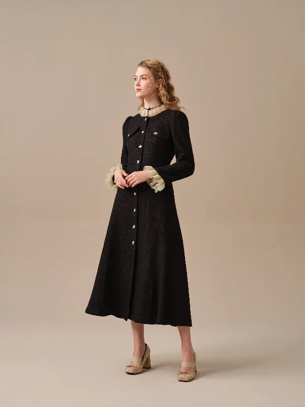 elegant-wool-dress-in-black-maxi-wool-dress-winter-dress-evening-dress-longsleeve-dress-cocktail-dress-vintage-dress-linennaive