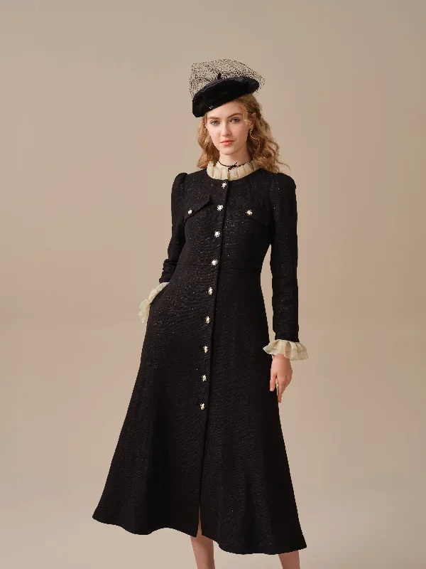 elegant-wool-dress-in-black-maxi-wool-dress-winter-dress-evening-dress-longsleeve-dress-cocktail-dress-vintage-dress-linennaive