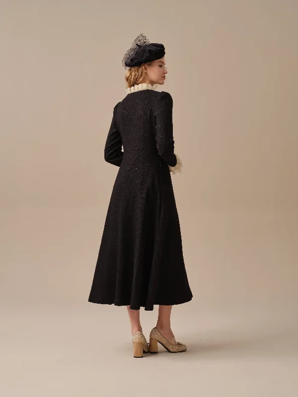 elegant-wool-dress-in-black-maxi-wool-dress-winter-dress-evening-dress-longsleeve-dress-cocktail-dress-vintage-dress-linennaive