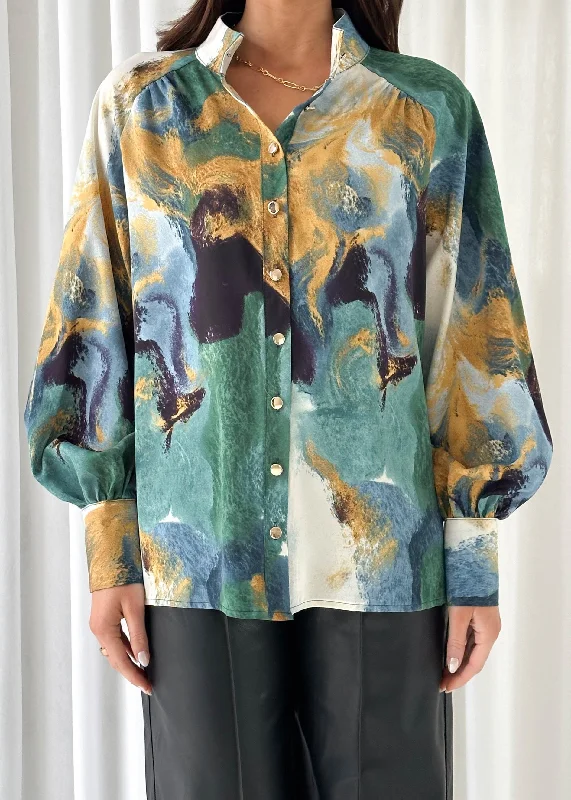 elle-shirt-ocean-marble