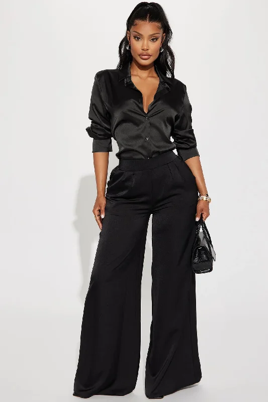 feelin-popular-satin-shirt-black