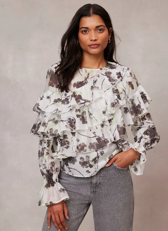 floral-print-ruffle-top