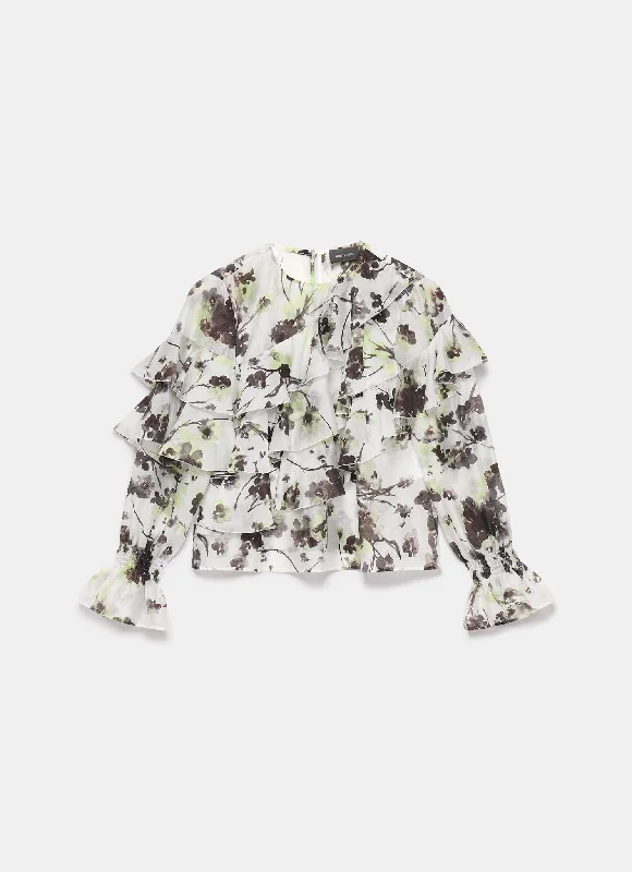 floral-print-ruffle-top