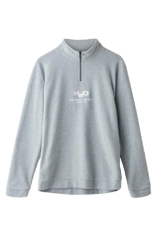 H2O - Blåvand Ii Fleece Half Zip - 1020 Lt. Grey Mel