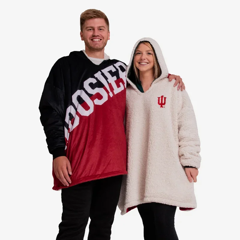 Indiana Hoosiers Reversible Colorblock Hoodeez