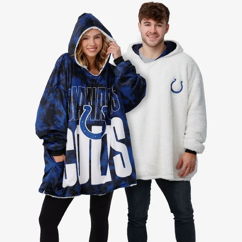 Indianapolis Colts Bold Logo Camo Hoodeez