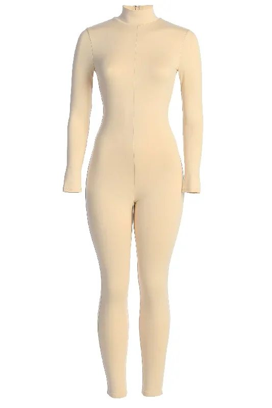 Jluxbasix Cream Raisa Jumpsuit