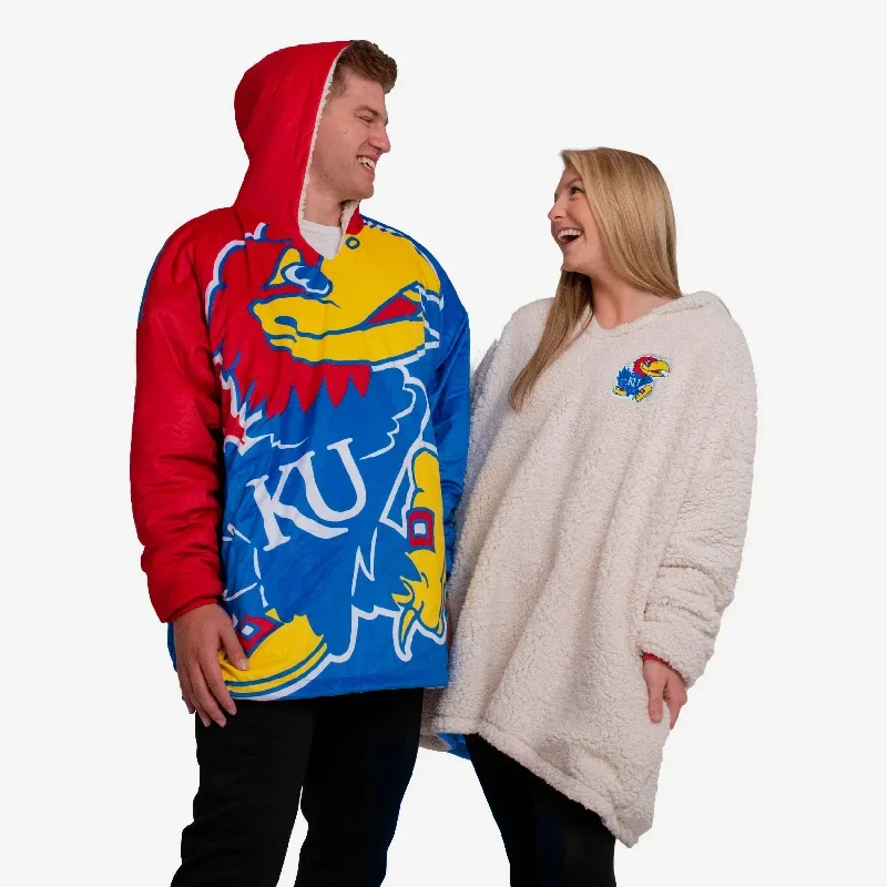 Kansas Jayhawks Reversible Colorblock Hoodeez