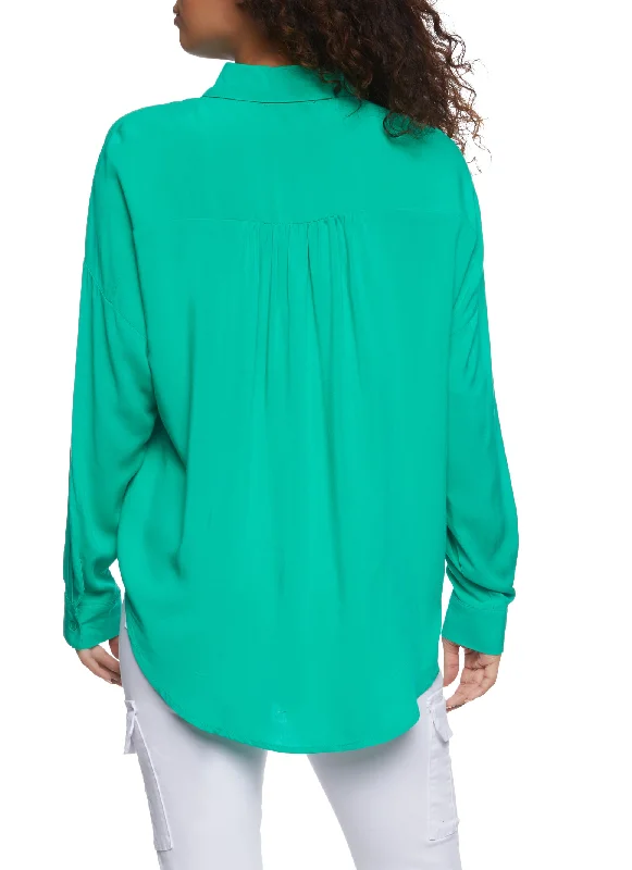 kelly-green-basic-button-front-blouse-1005054264147