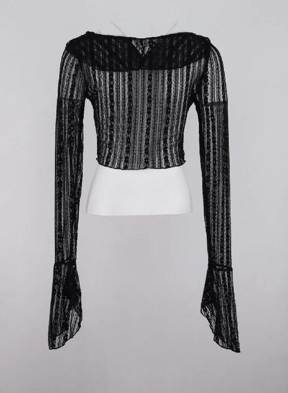 lace-mesh-crop-blouse-ig311