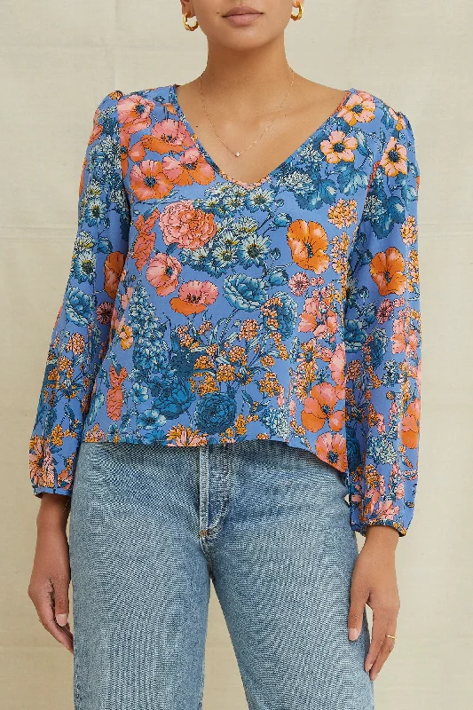 Leila Washable Silk Blouse - Mirabel