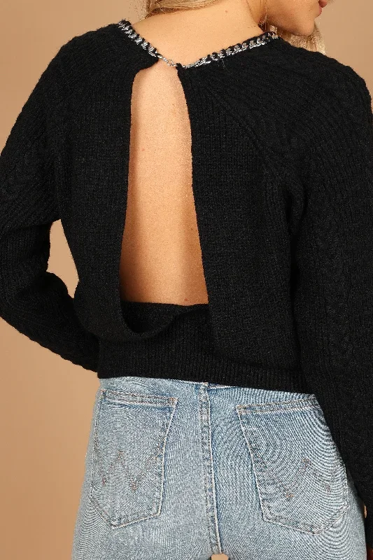 liv-chain-detail-knit-sweater-black