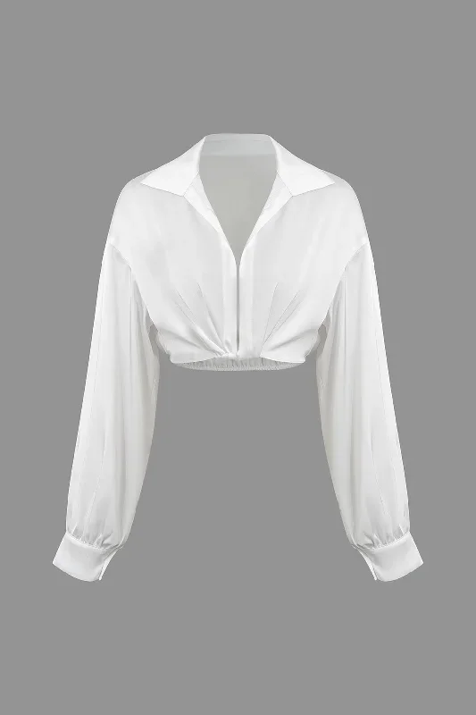 Twist Knot Long-Sleeve Shirt