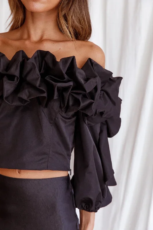 midnight-mirage-puff-ruffle-crop-top-black