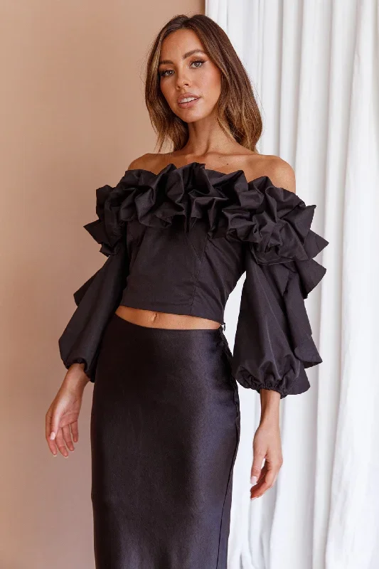 midnight-mirage-puff-ruffle-crop-top-black