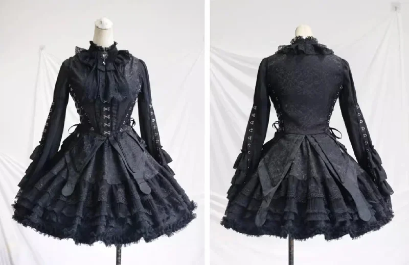 milu-herbarium-gothic-lolita-skirt-set-shirt-vest-multicolor