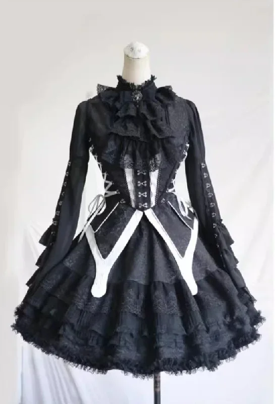 milu-herbarium-gothic-lolita-skirt-set-shirt-vest-multicolor