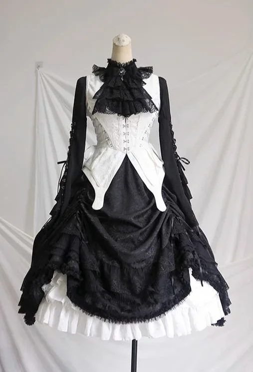 milu-herbarium-gothic-lolita-skirt-set-shirt-vest-multicolor