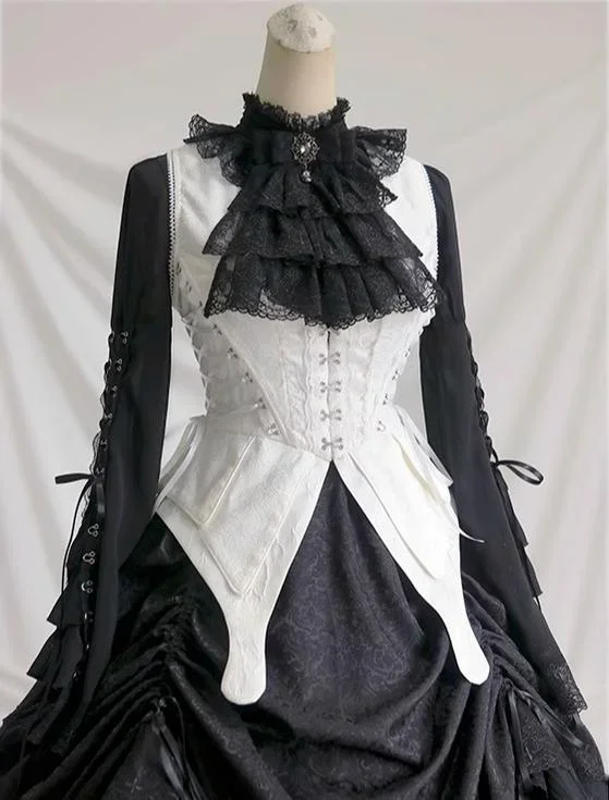 milu-herbarium-gothic-lolita-skirt-set-shirt-vest-multicolor