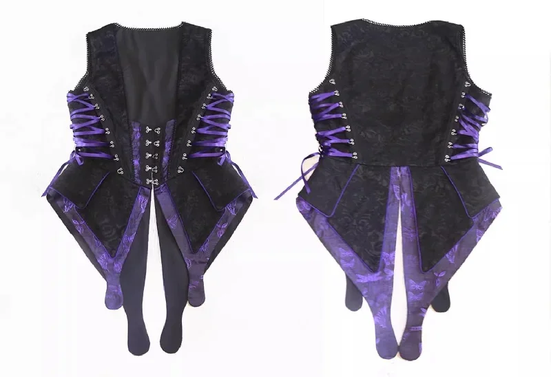 milu-herbarium-gothic-lolita-skirt-set-shirt-vest-multicolor