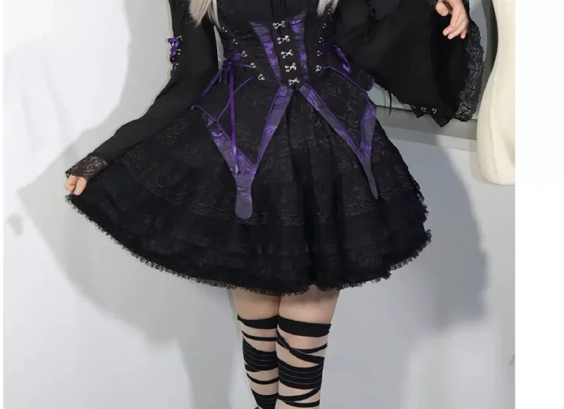 milu-herbarium-gothic-lolita-skirt-set-shirt-vest-multicolor