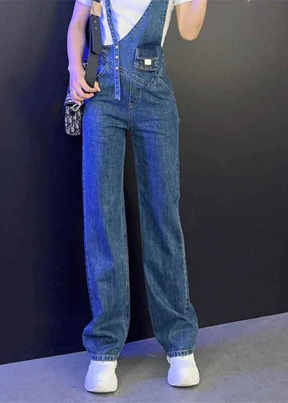 modern-blue-asymmetrical-patchwork-button-high-waist-denim-long-jumpsuits