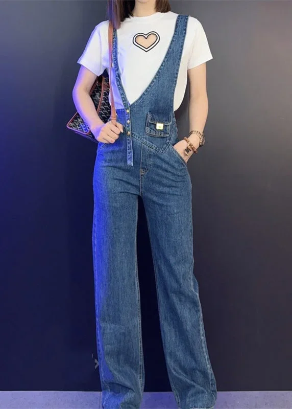 modern-blue-asymmetrical-patchwork-button-high-waist-denim-long-jumpsuits