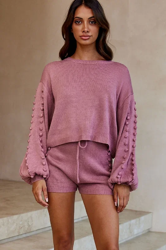 modesto-long-balloon-sleeve-knit-sweater-rose