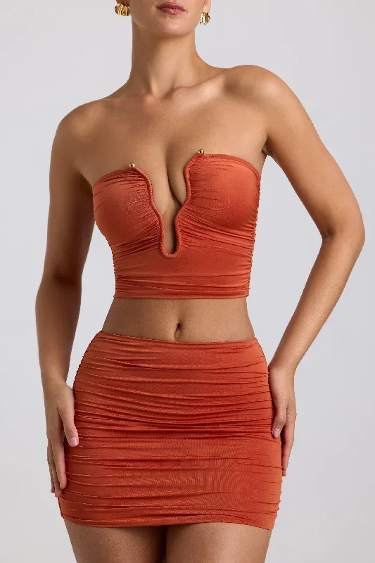 morowa-slinky-jersey-strapless-top-burnt-orange