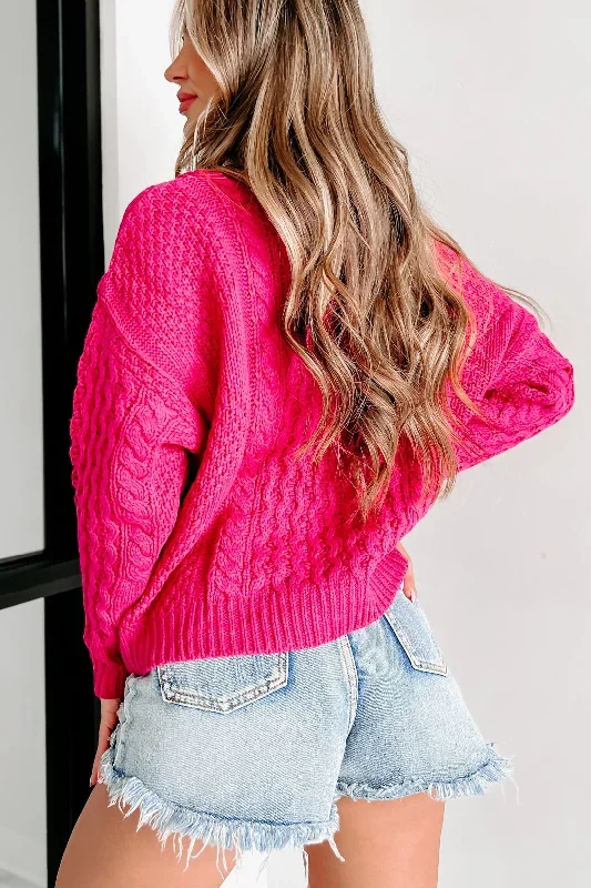 nantucket-chill-cable-knit-sweater-fuchsia