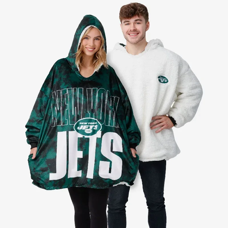 New York Jets Bold Logo Camo Hoodeez