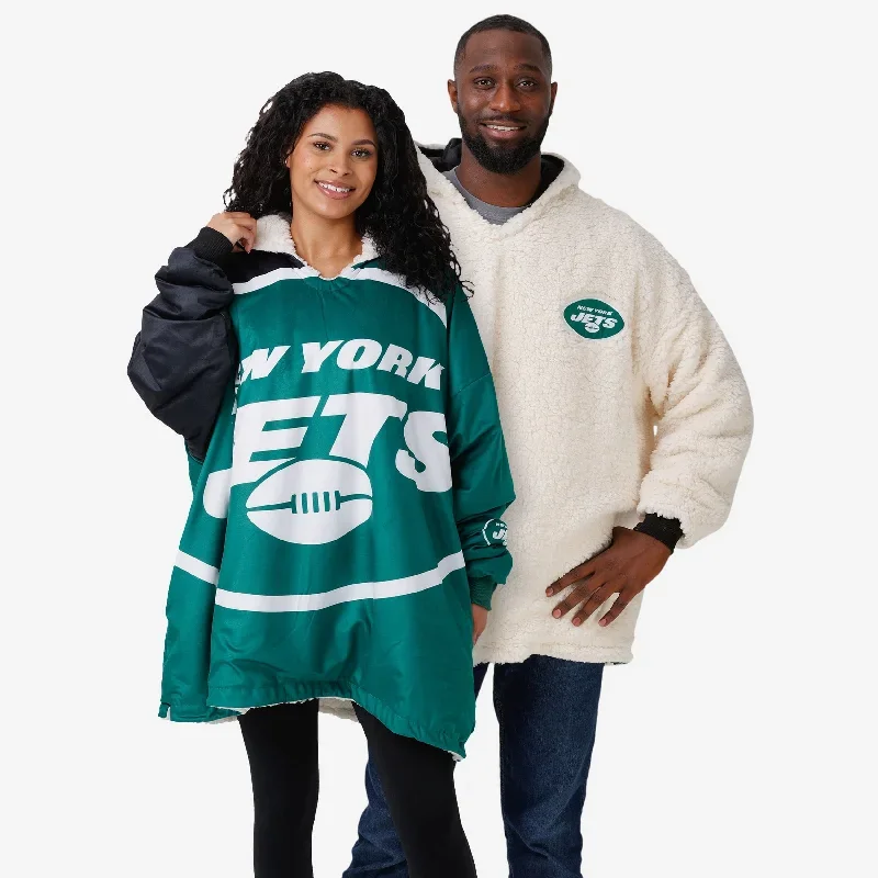 New York Jets Reversible Colorblock Hoodeez