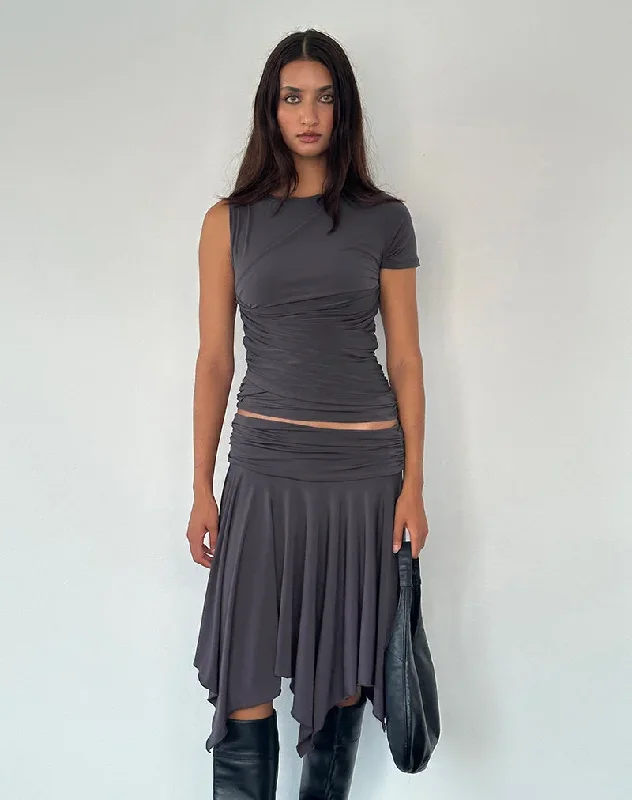 norali-waterfall-midi-skirt-grey