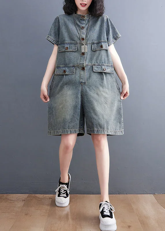 plus-size-denim-blue-o-neck-patchwork-button-jumpsuits-short-sleeve