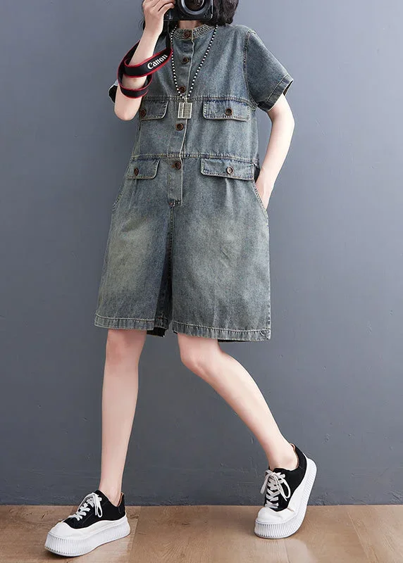 plus-size-denim-blue-o-neck-patchwork-button-jumpsuits-short-sleeve